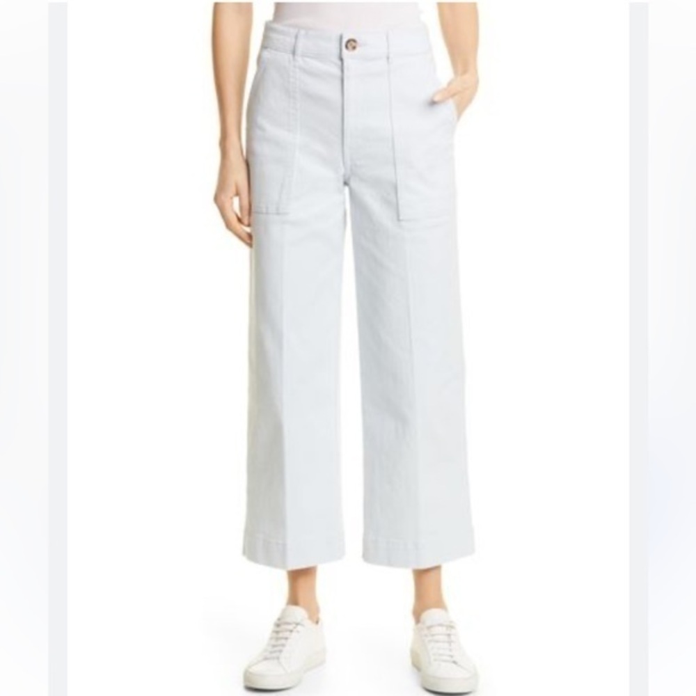🍁🐠Club Monaco Denim jeans wide leg utility pockets size 2